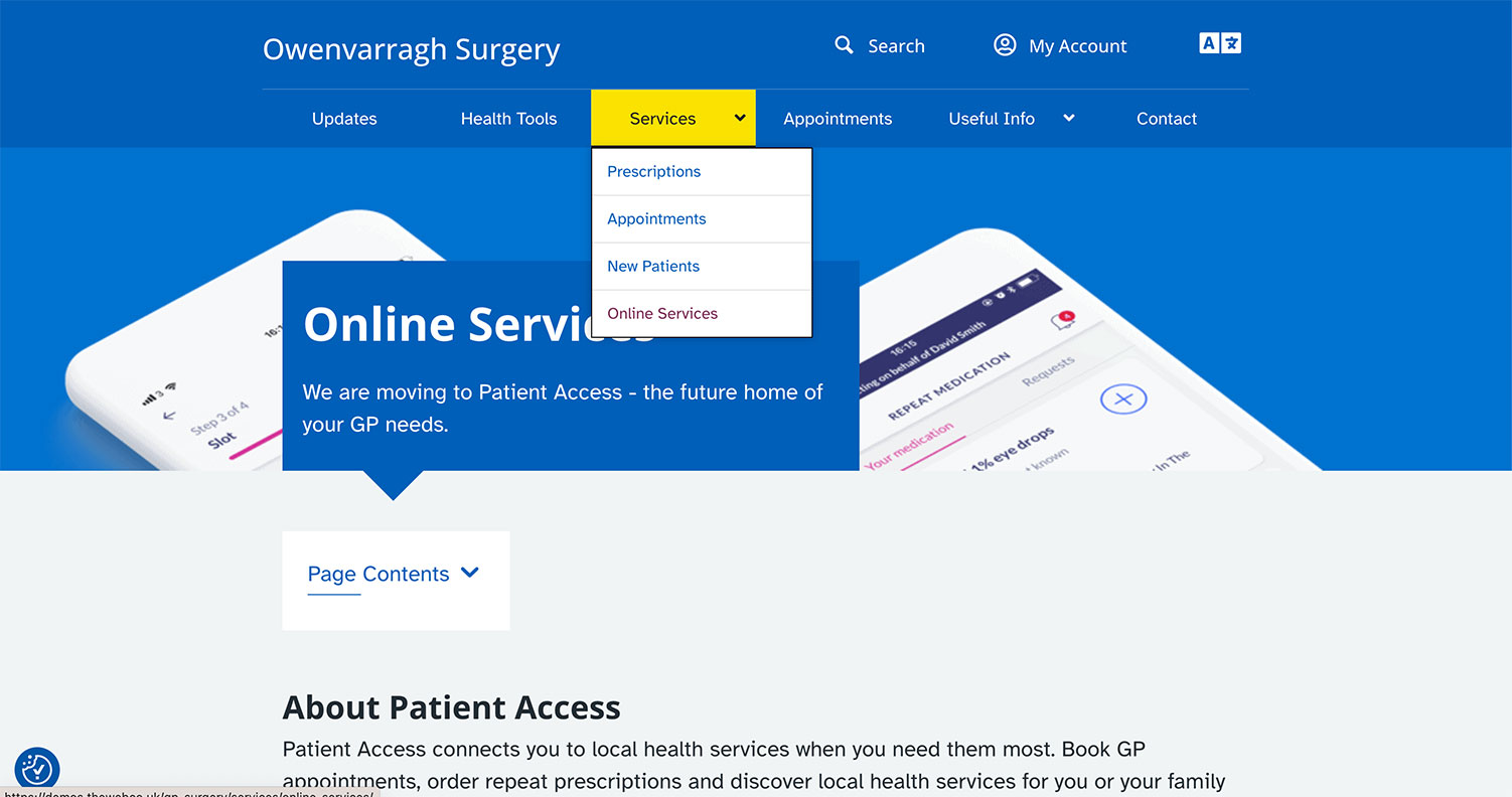 NHS Online Services