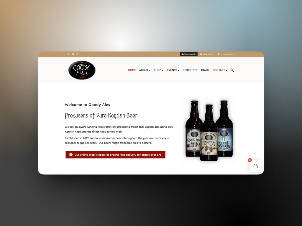 Goody Ales bewery in Kent