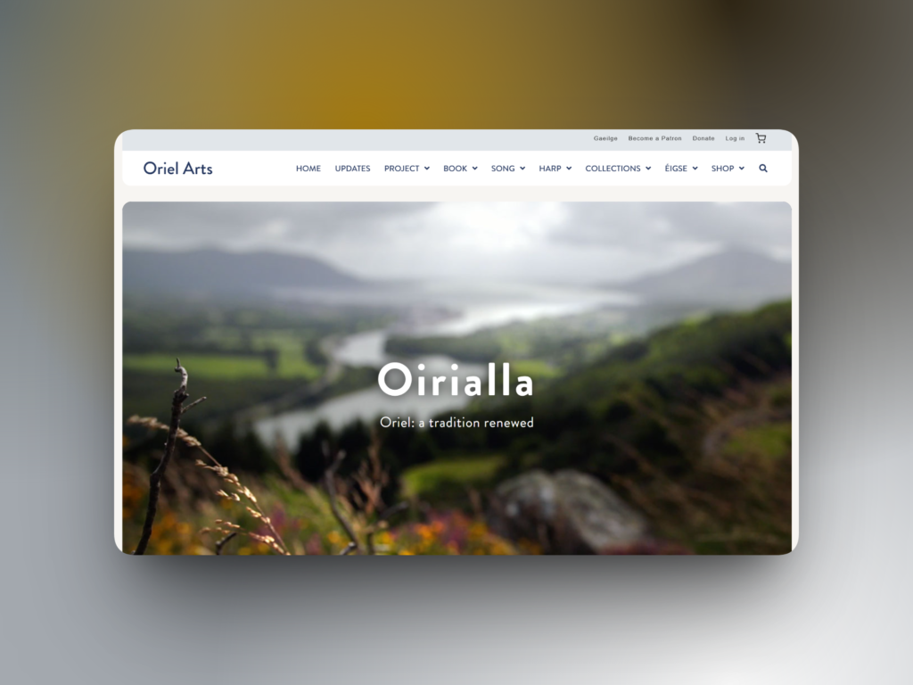 Large arts renewal project, Oriel Arts contains over 180,000 words and is a major arts project in Ireland